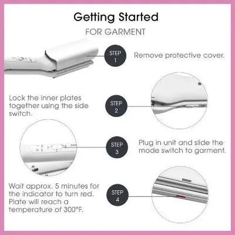 Travel Smart 2-In-1 Styling & Garment Iron