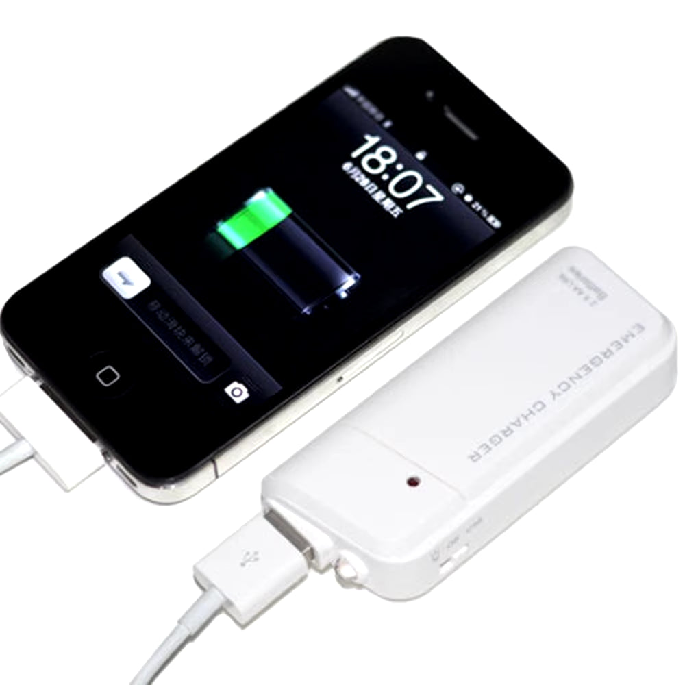 Double AA Battery Portable Emergency USB Charger for Iphone/Ipod/Samsung Phones