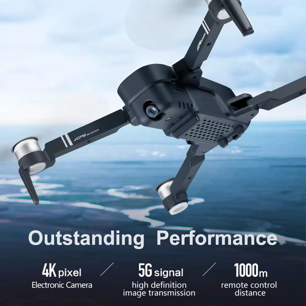 Profession Dron 4K Profesion Drones with Camera Self Stabilization 5G Wifi FPV Brushless Wif GPS Optical Flow RC Quadcopters