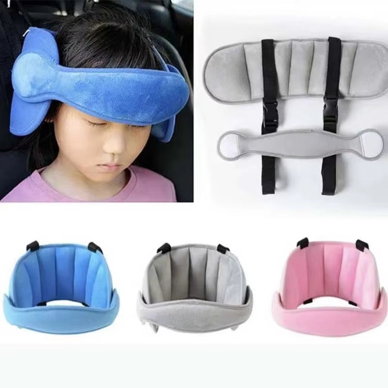 Child Safety Car Seat Head Fixing Belt Baby Aid Head Sleep Protector Pillows Travel Head Kids Neck Holder Positioners