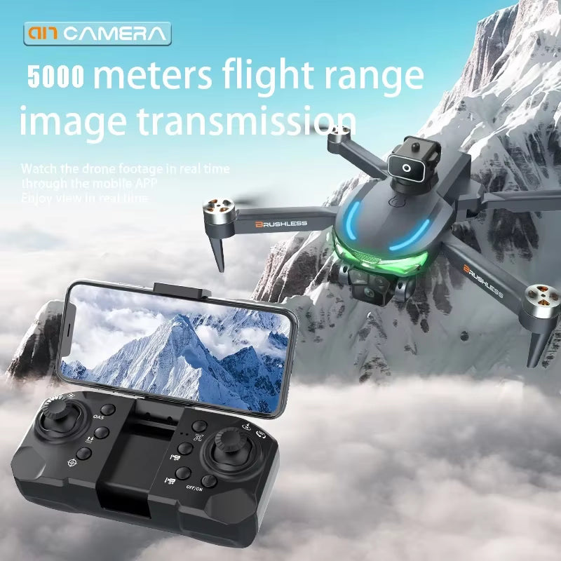 A17 Drone 8K Profesional with Three HD Camera Rc Drones 4K Aerial Photography Obstacle Avoidance Helicopter Quadcopter RC UAV