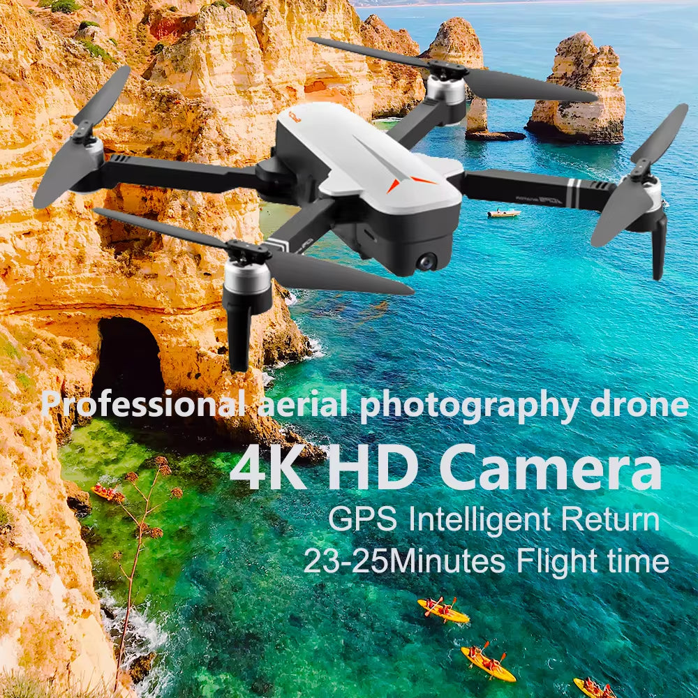 Profession Dron 4K Profesion Drones with Camera Self Stabilization 5G Wifi FPV Brushless Wif GPS Optical Flow RC Quadcopters