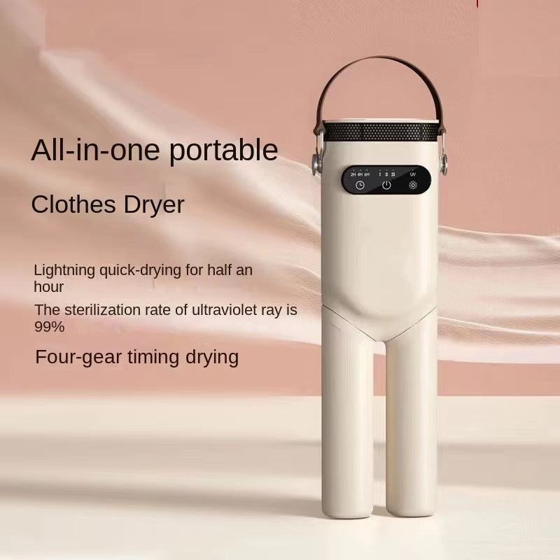 220V Dryer Folding Portable Clothes and Shoes Dryer Travel and Business Dormitory Mini Clothes Dryer Sterilizing Clothes Hanger