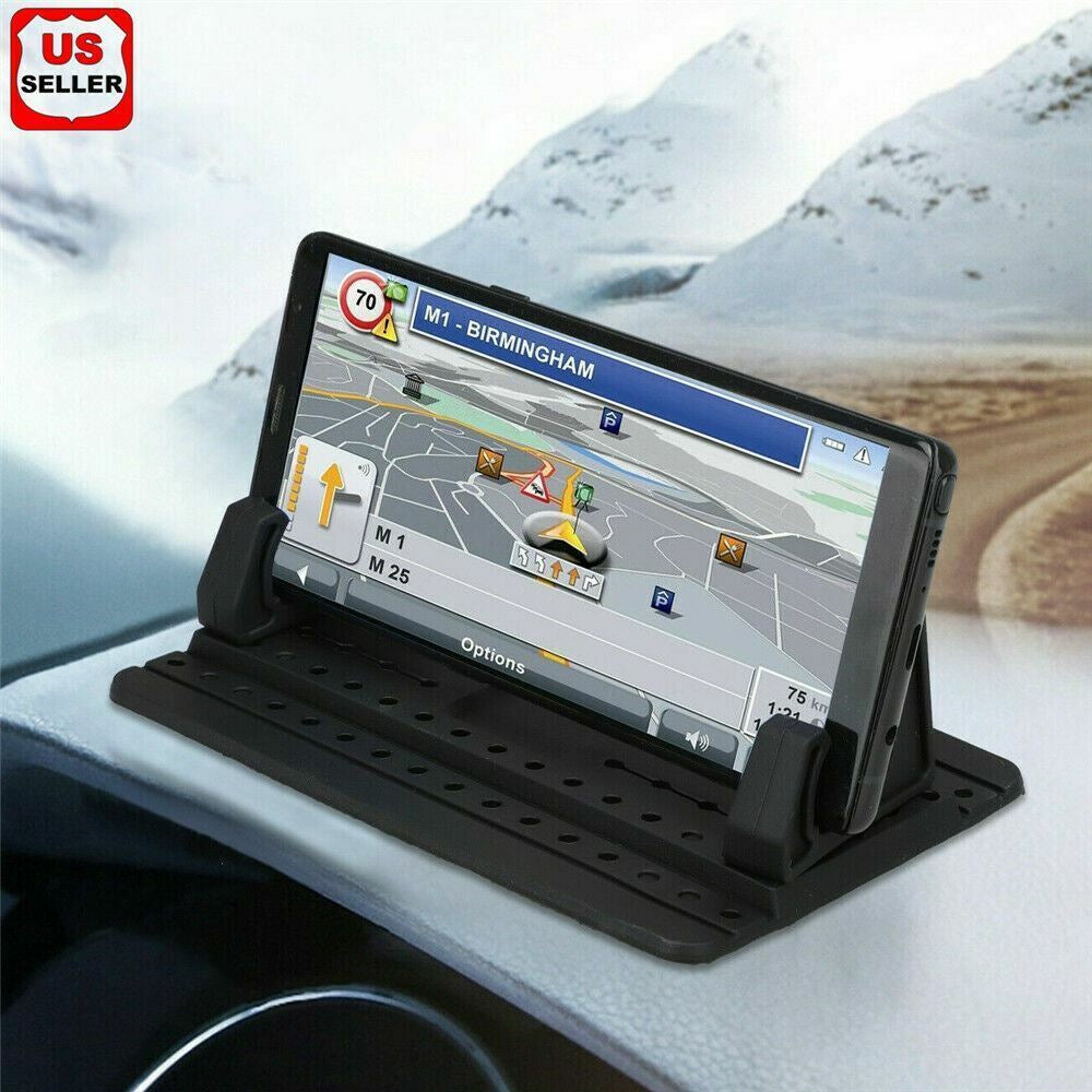 Car Dashboard Anti-Slip Rubber Mat Mount Holder Pad Stand for Mobile Phone GPS