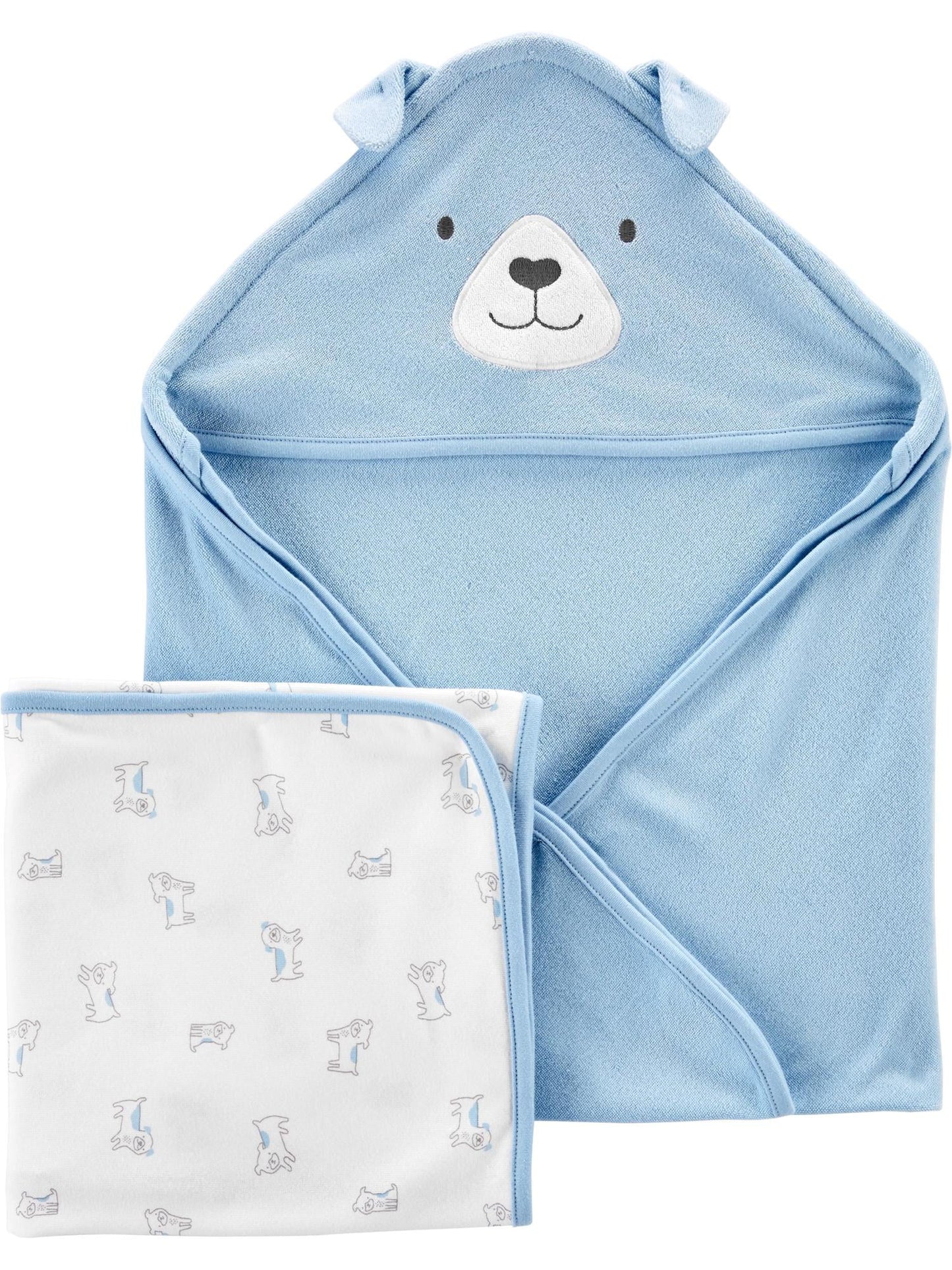 Baby Boy Towel, 2-Pack, One Size