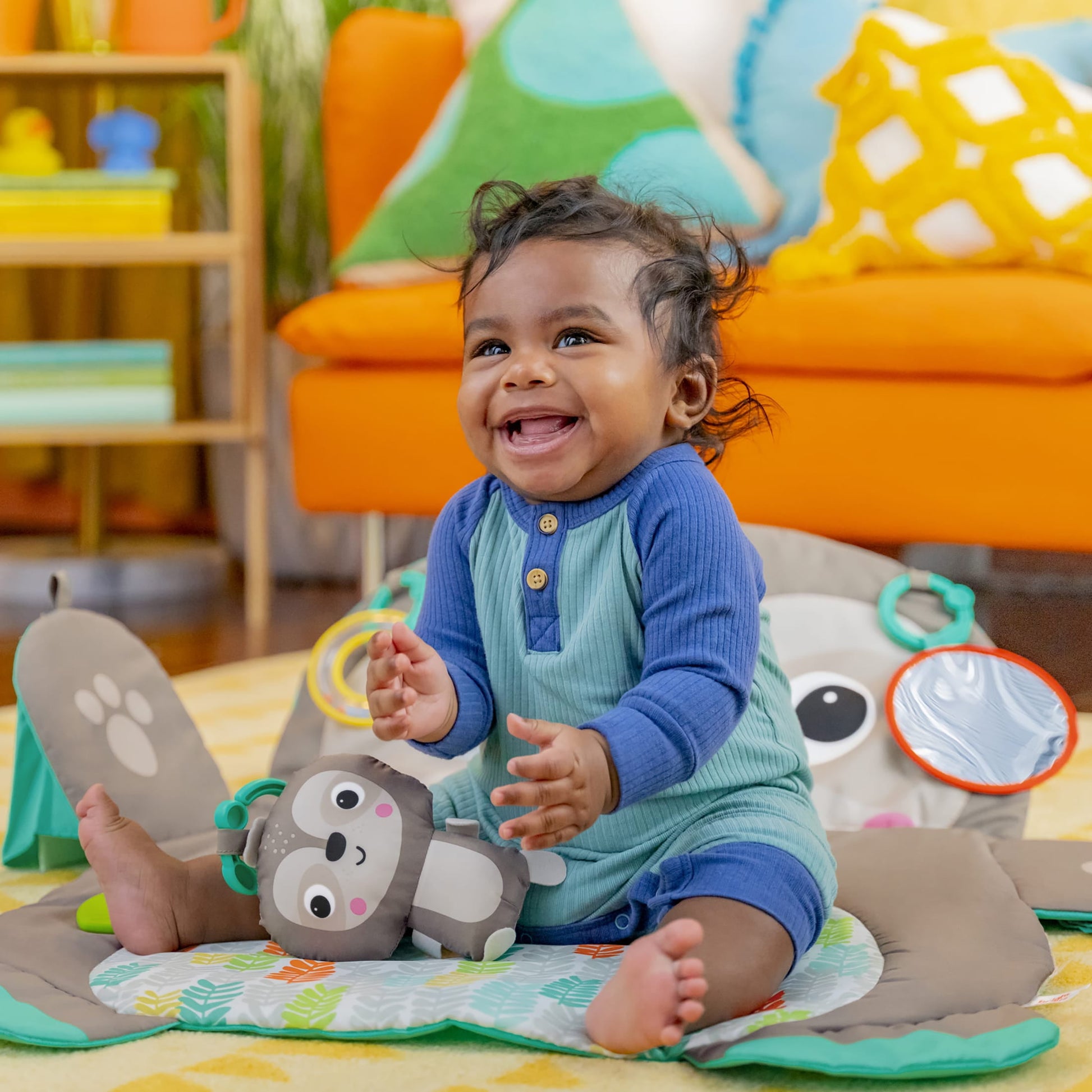 Tummy Time Prop & Play Sloth