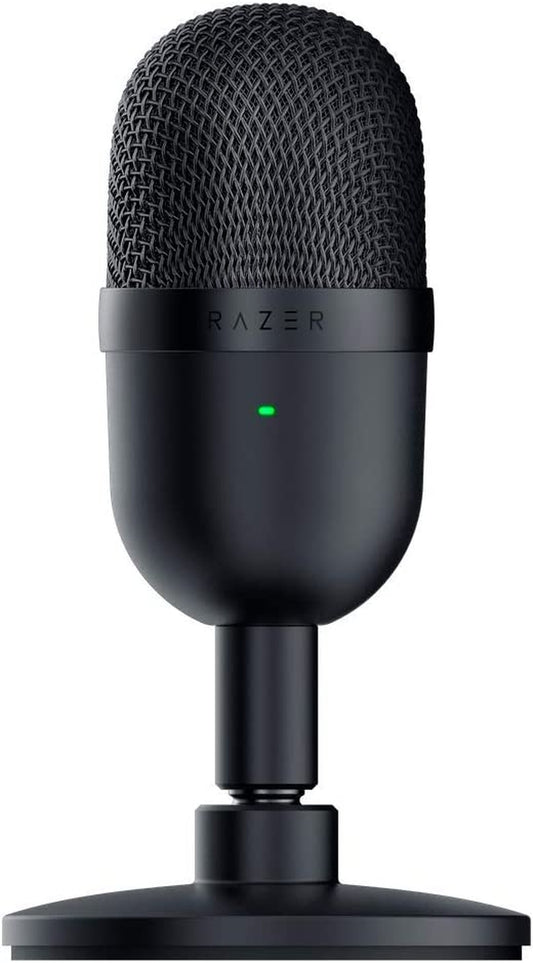 "Seiren Mini USB Condenser Microphone: Professional Quality for Streaming & Gaming on PC"