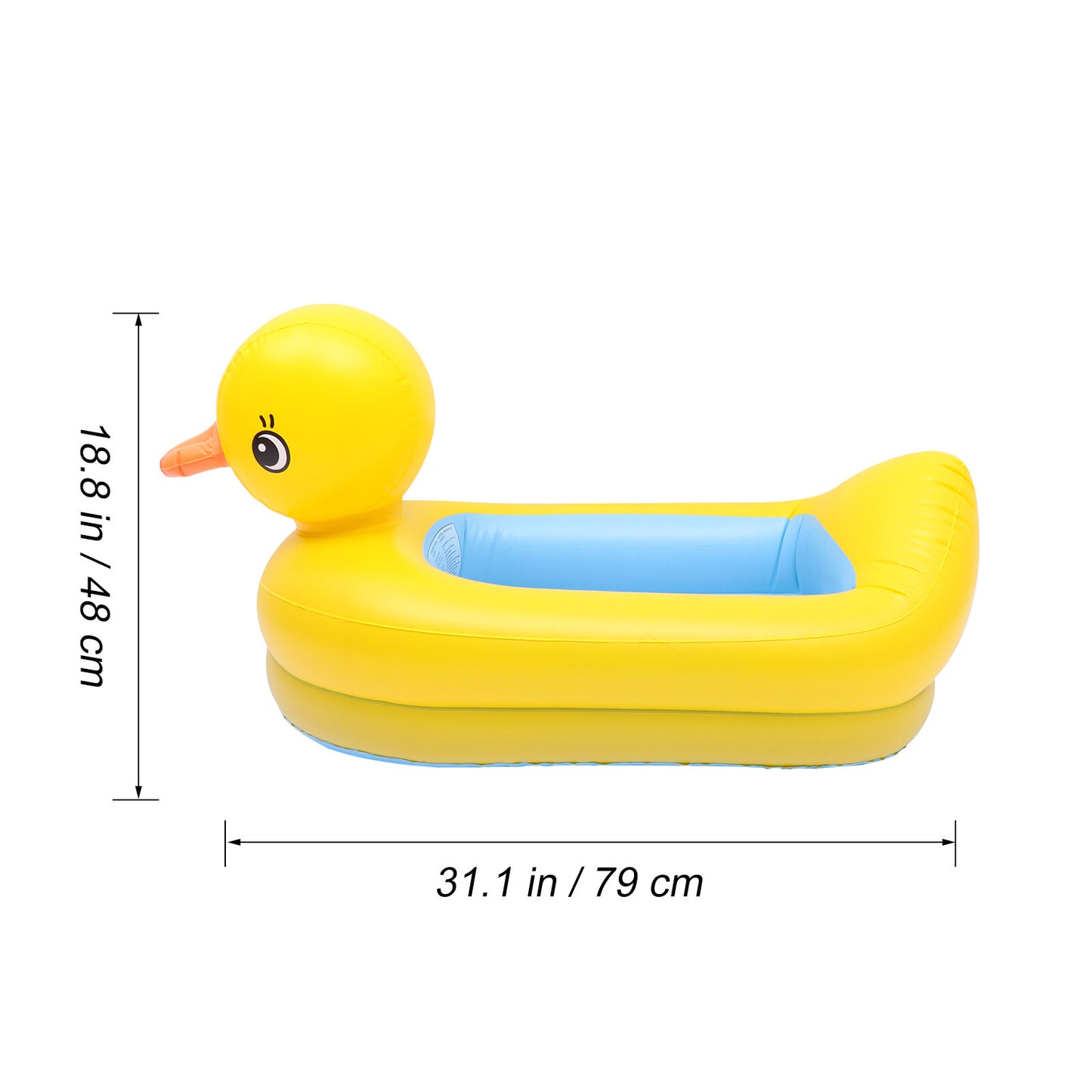 Portable Infant Toddler Bathtub Pool for Summer Swim