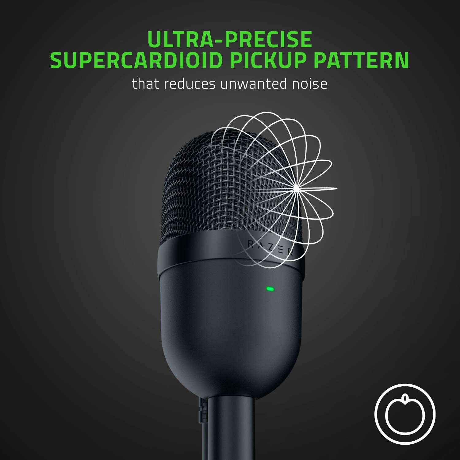 "Seiren Mini USB Condenser Microphone: Professional Quality for Streaming & Gaming on PC"