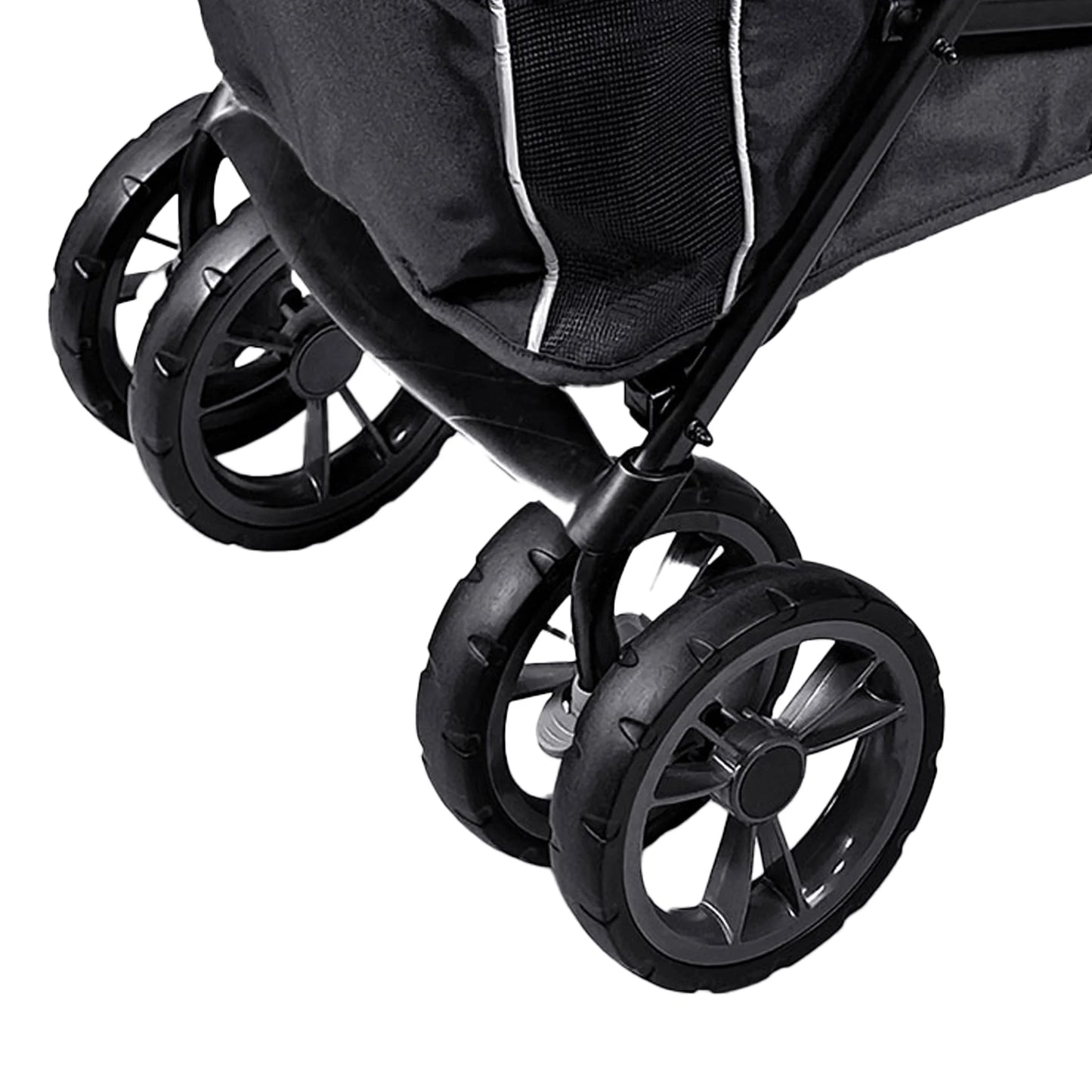 Summer 3Dlite Wagon Convenience Stroller – Lightweight Stroller Wagon for Infants and Toddlers, Black and Gray Tweed