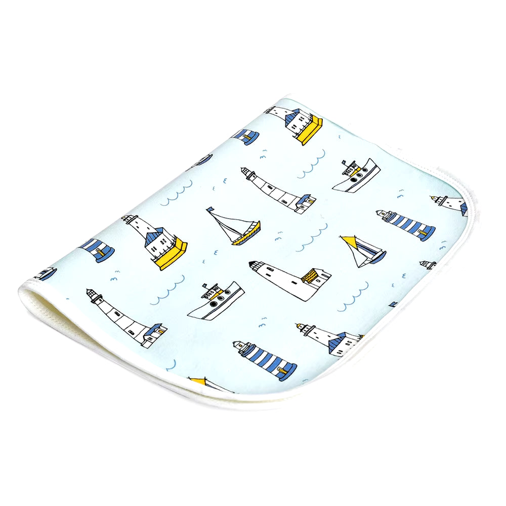 Waterproof Baby Diaper Changing Mat Foldable Soft Cotton Travel Nappy Change Portable Baby Care Front Play Pad Baby Care