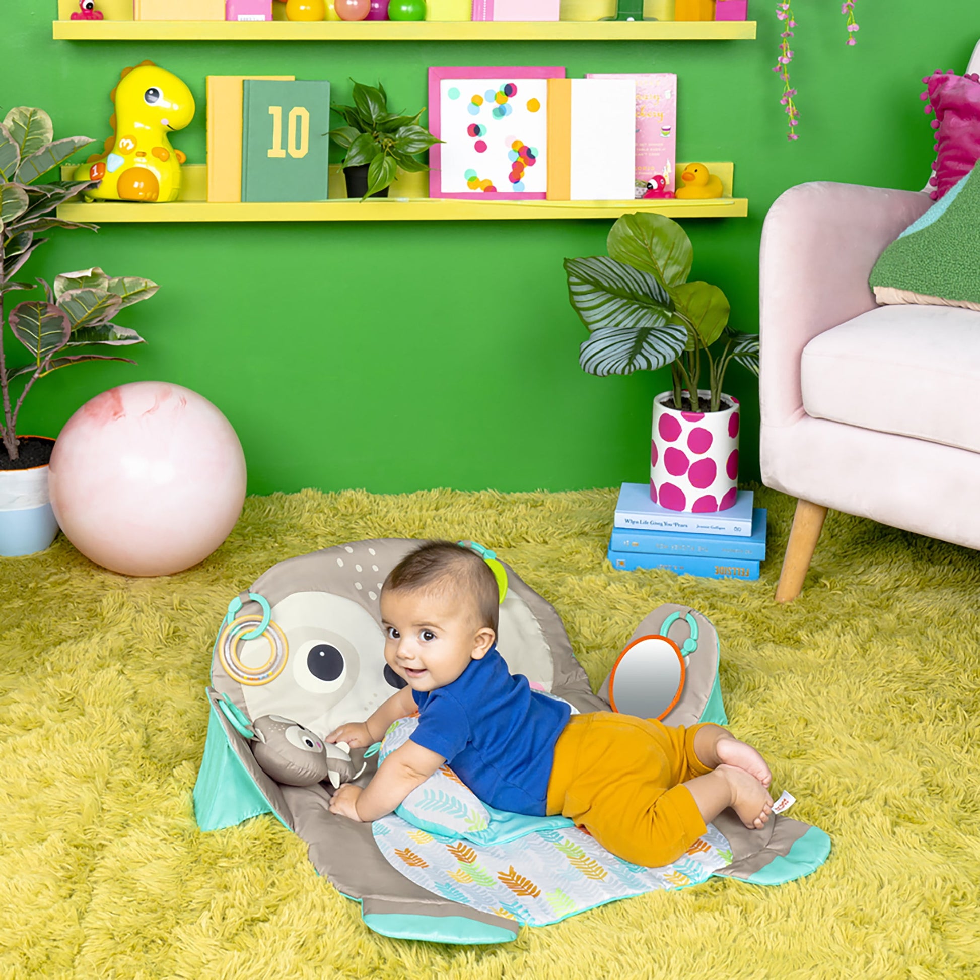 Tummy Time Prop & Play Sloth