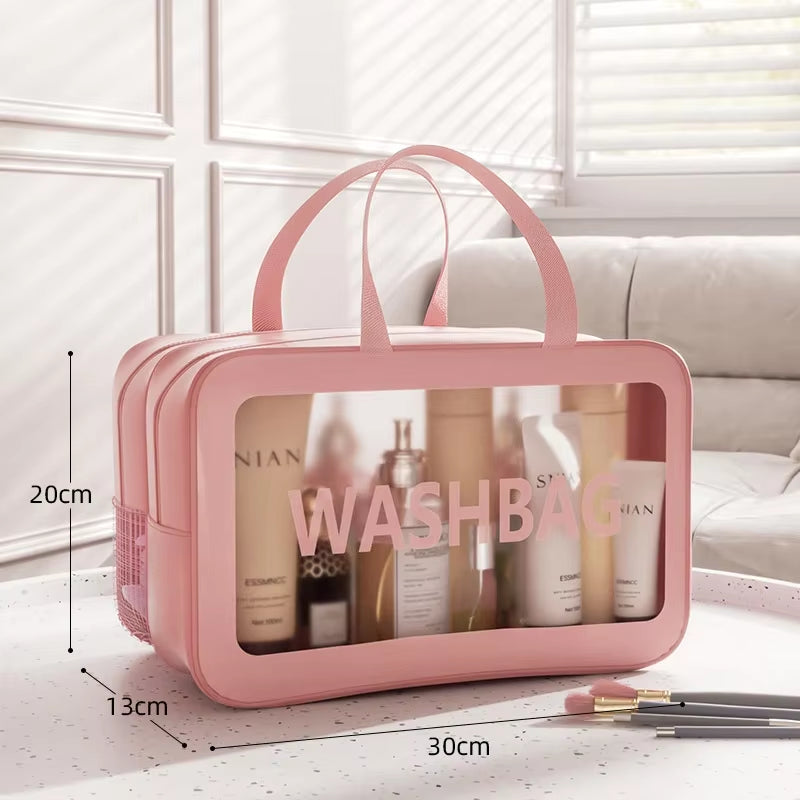 Dry Wet Separation Cosmetic Bag Women'S Large Capacity Portable Cosmetics Storage Wash Bag Travel Bag