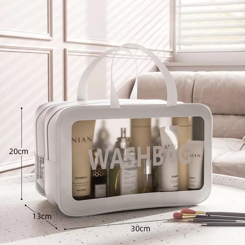 Dry Wet Separation Cosmetic Bag Women'S Large Capacity Portable Cosmetics Storage Wash Bag Travel Bag