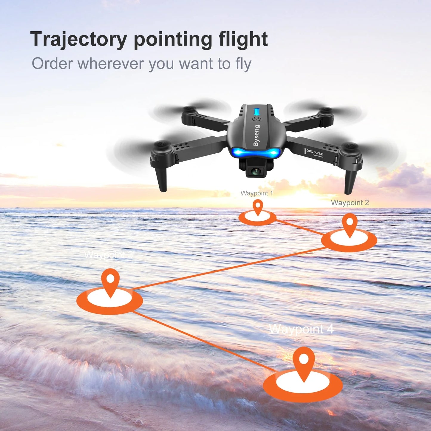 Foldable Drone with Dual 4K HD Camera,  Drones for Kids and Adults with 2 Batteries Carrying Bag