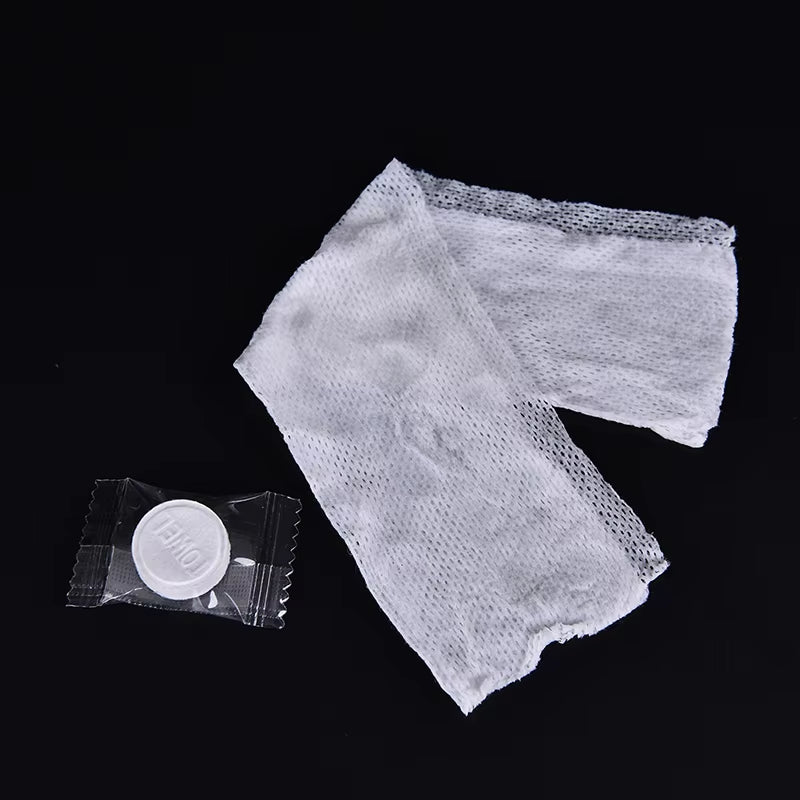 10Pcs/Set Outdoor Disposable Magic Compressed Travel Creative Towel Portable Travel Cotton Compressed Towel Mini Face Care Hot