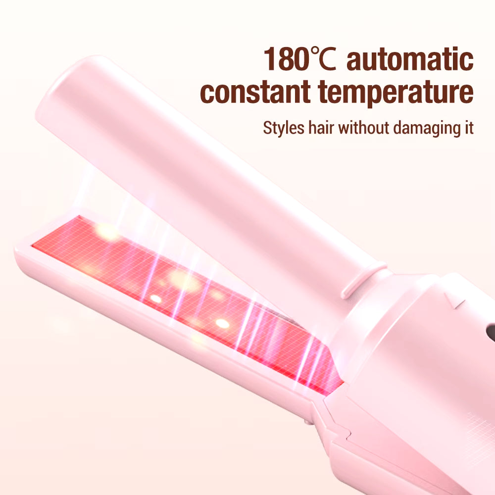 Multifunctional Hair Straightener Must-Have Portable Small Curling Machine Splint Cuticle Protecting Damage Reducing USB Plug