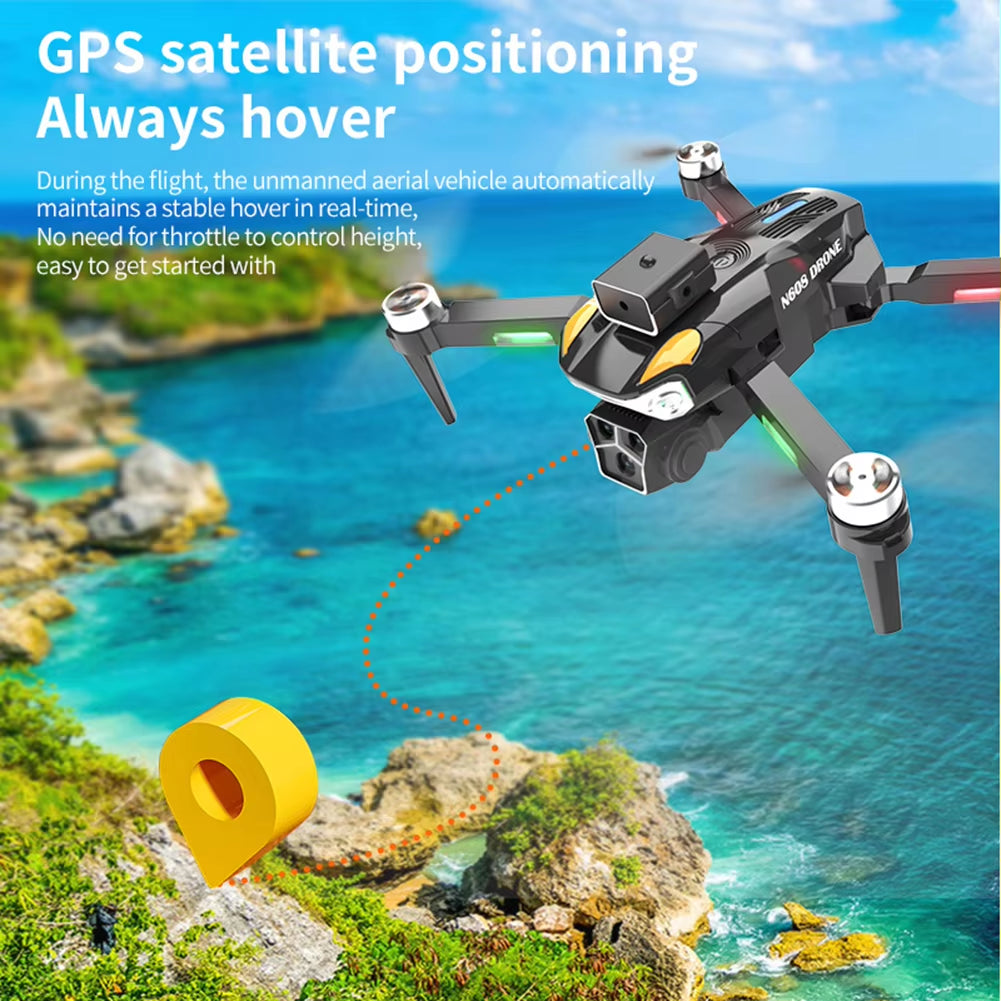 Portable Auto Return Aerial-Drones Wind Resistance Quadcopters Toy for Beginners