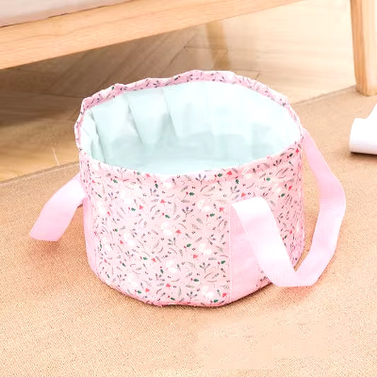 Portable Foldable Basin Travel Camping Wash Tub Fishing Bucket Outdoor Washing Bag Water Footbath Basin Sink Wash Clothes Basket