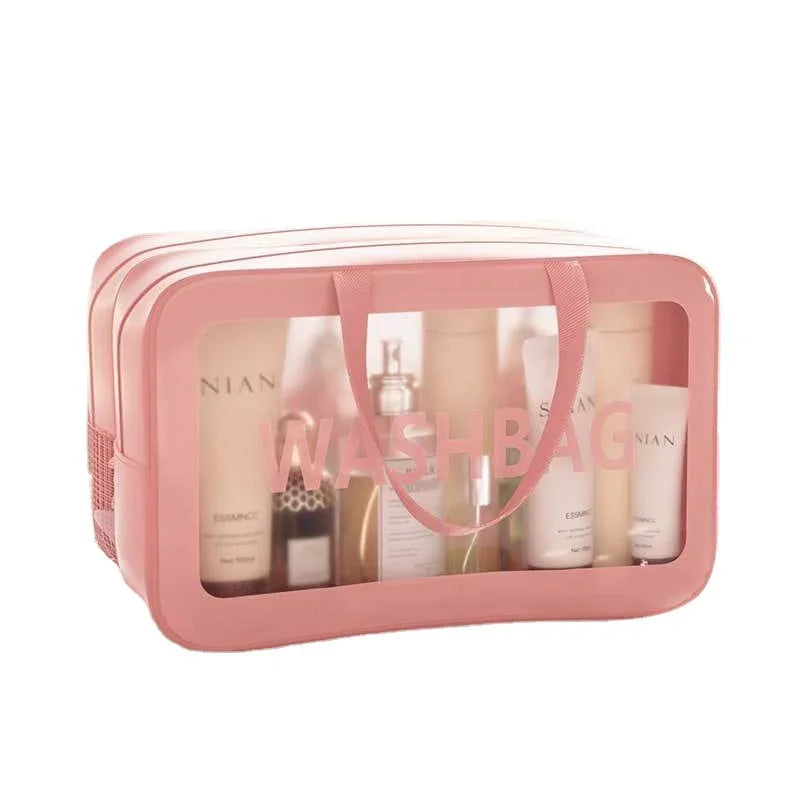 Dry Wet Separation Cosmetic Bag Women'S Large Capacity Portable Cosmetics Storage Wash Bag Travel Bag