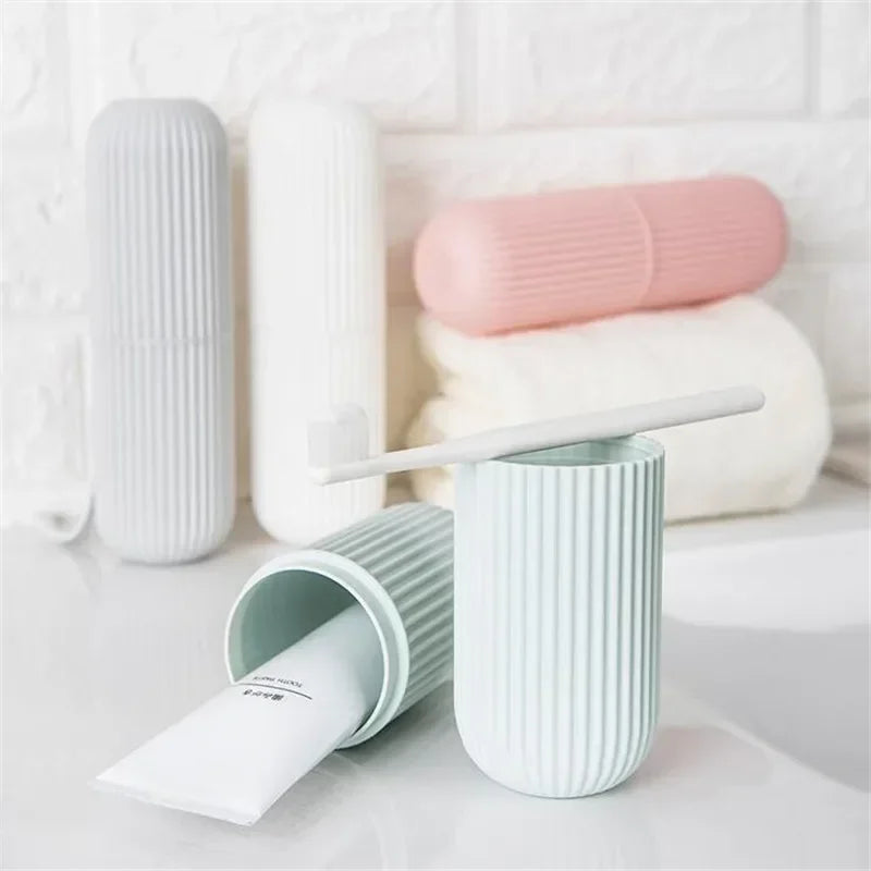 Portable Toothpaste Toothbrush Protect Holder Case Travel Camping Storage Box