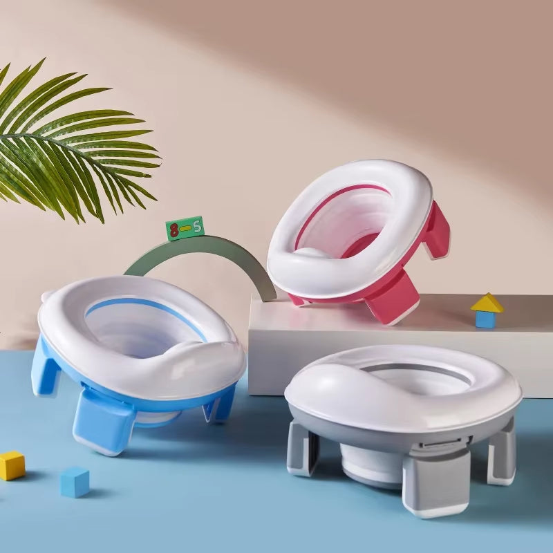 Baby Outdoor Portable Toilet 2024 New Style Baby Emergency Mobile Portable Fold Children Folding Toilet Potty Training Seat