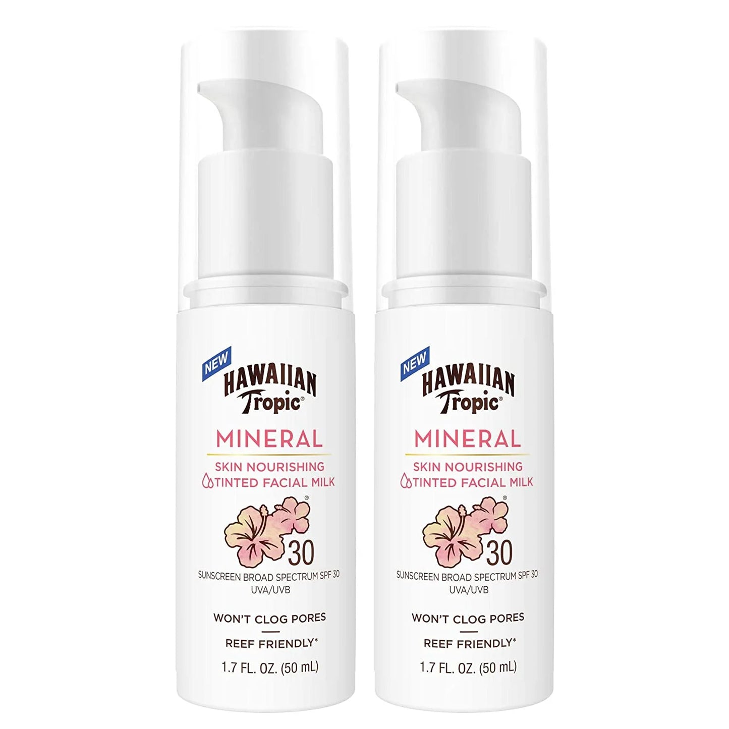 Mineral Skin Nourishing Milk Sunscreen for Face SPF30, 1.7Oz|Sun Milk, Zinc Oxide Sunscreen, Mineral Sunscreen Face, Oxybenzone Free Sunscreen, Travel Size Sunscreen, 1.7Oz (Pack of 2)