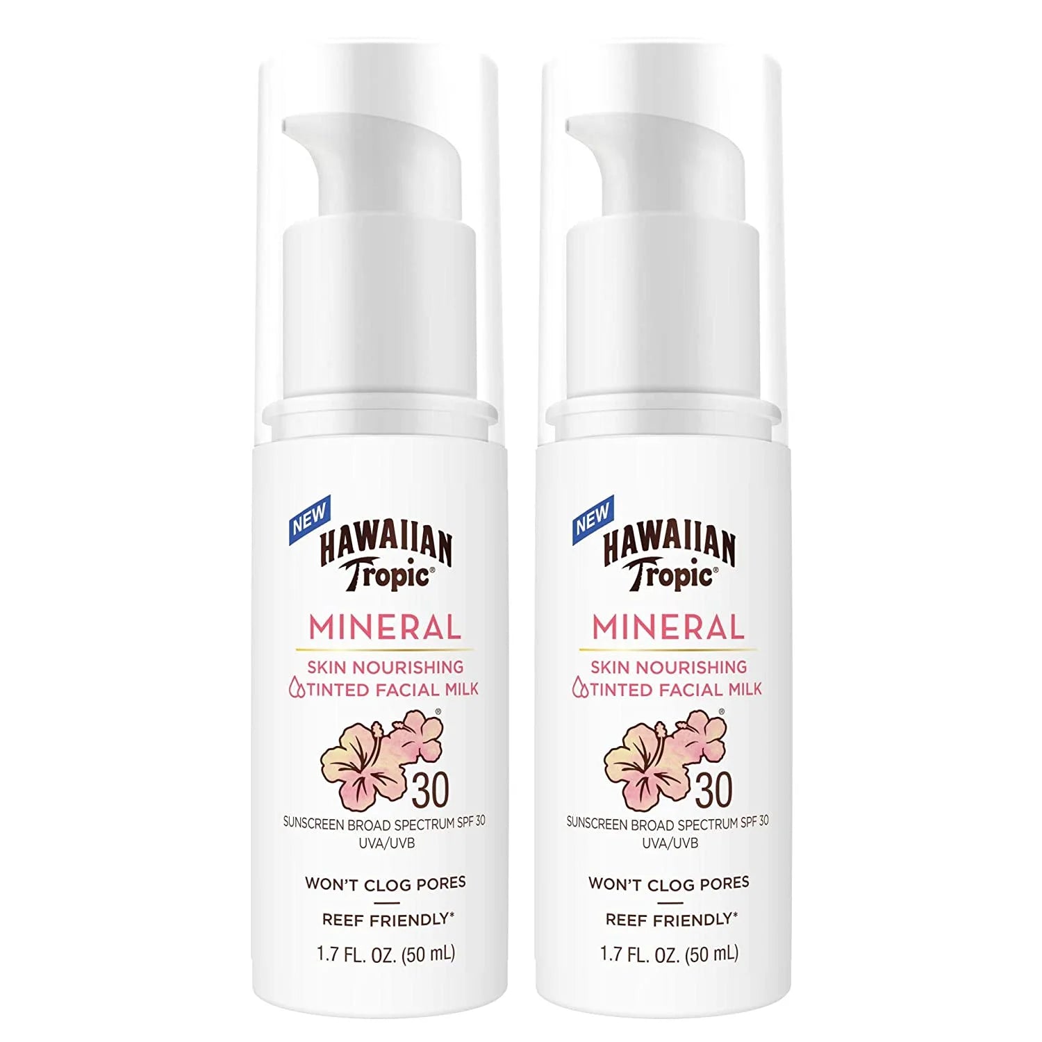 Mineral Skin Nourishing Milk Sunscreen for Face SPF30, 1.7Oz|Sun Milk, Zinc Oxide Sunscreen, Mineral Sunscreen Face, Oxybenzone Free Sunscreen, Travel Size Sunscreen, 1.7Oz (Pack of 2)