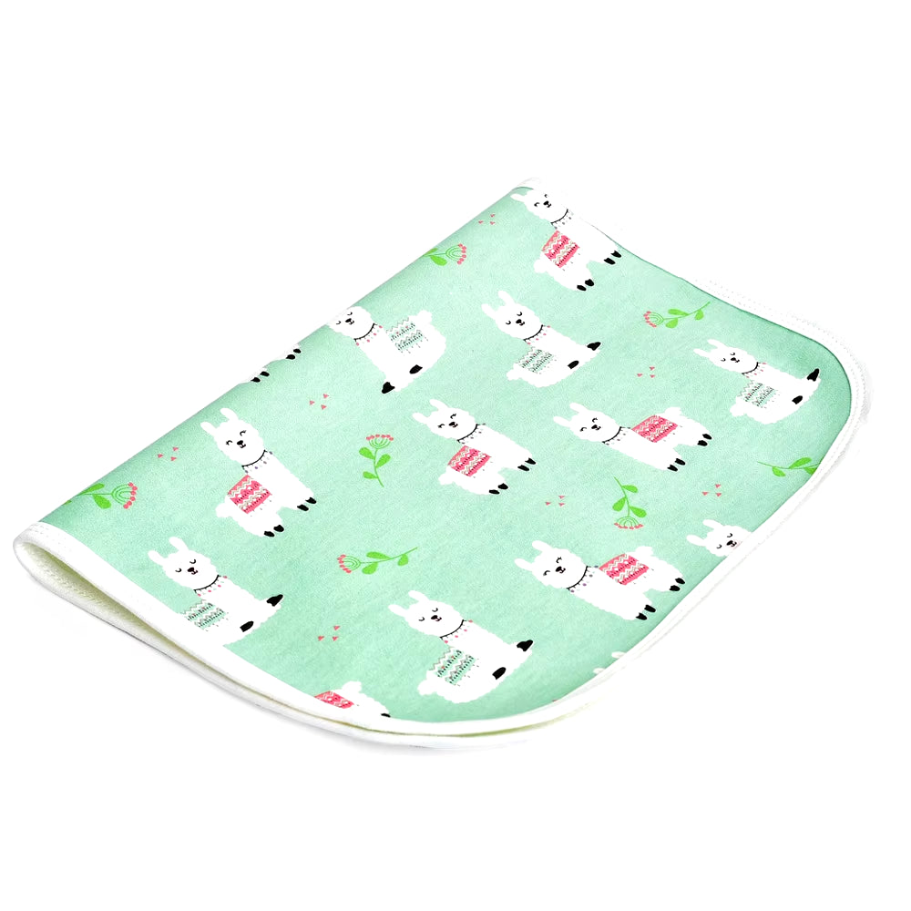 Waterproof Baby Diaper Changing Mat Foldable Soft Cotton Travel Nappy Change Portable Baby Care Front Play Pad Baby Care