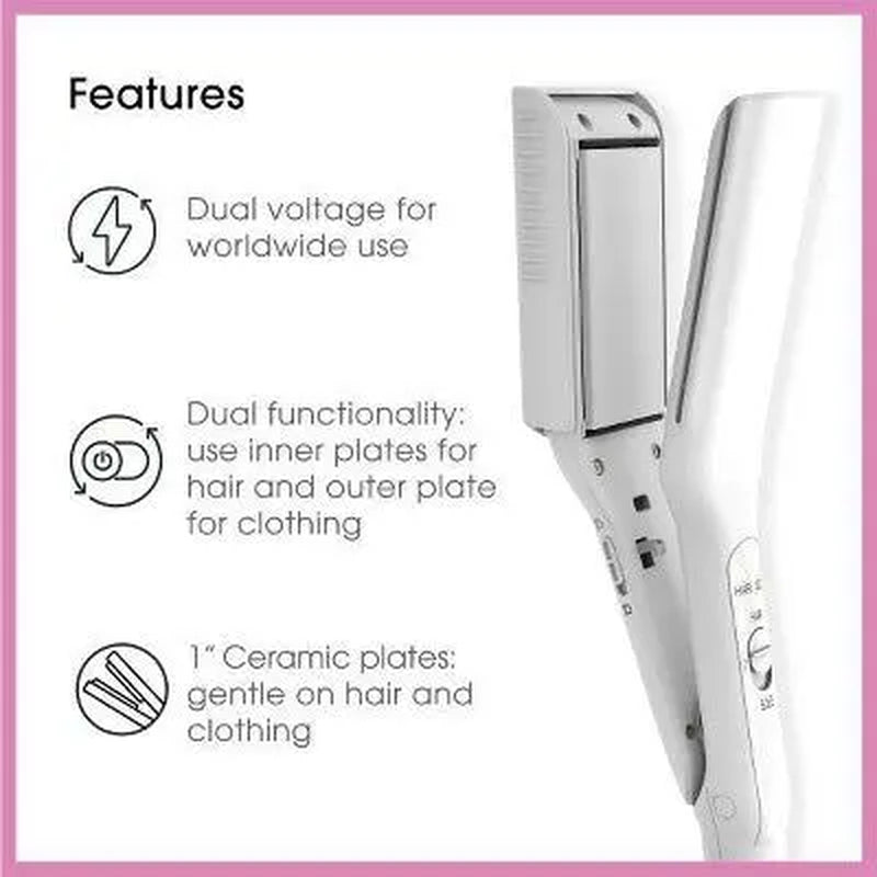 Travel Smart 2-In-1 Styling & Garment Iron