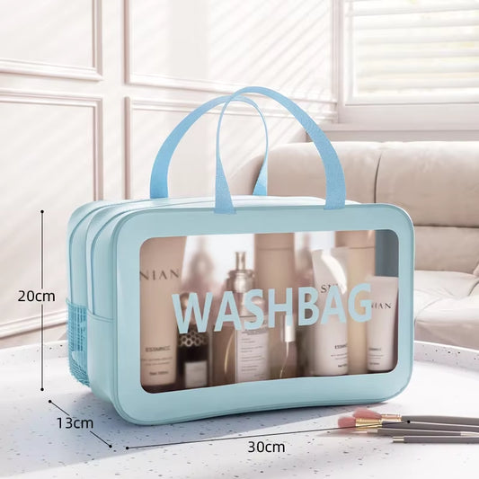 Dry Wet Separation Cosmetic Bag Women'S Large Capacity Portable Cosmetics Storage Wash Bag Travel Bag