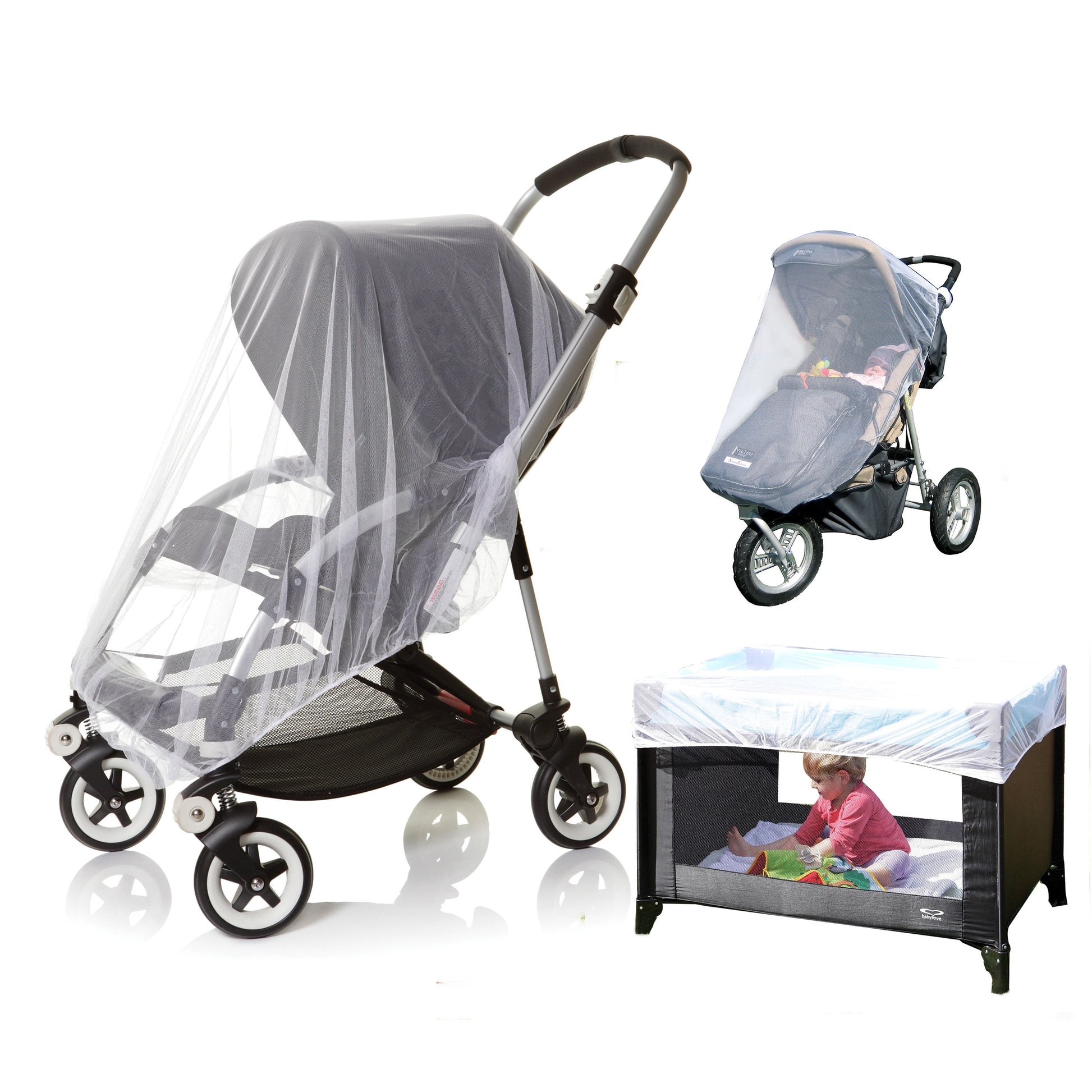 Dreambaby Travel System Insect Netting- White