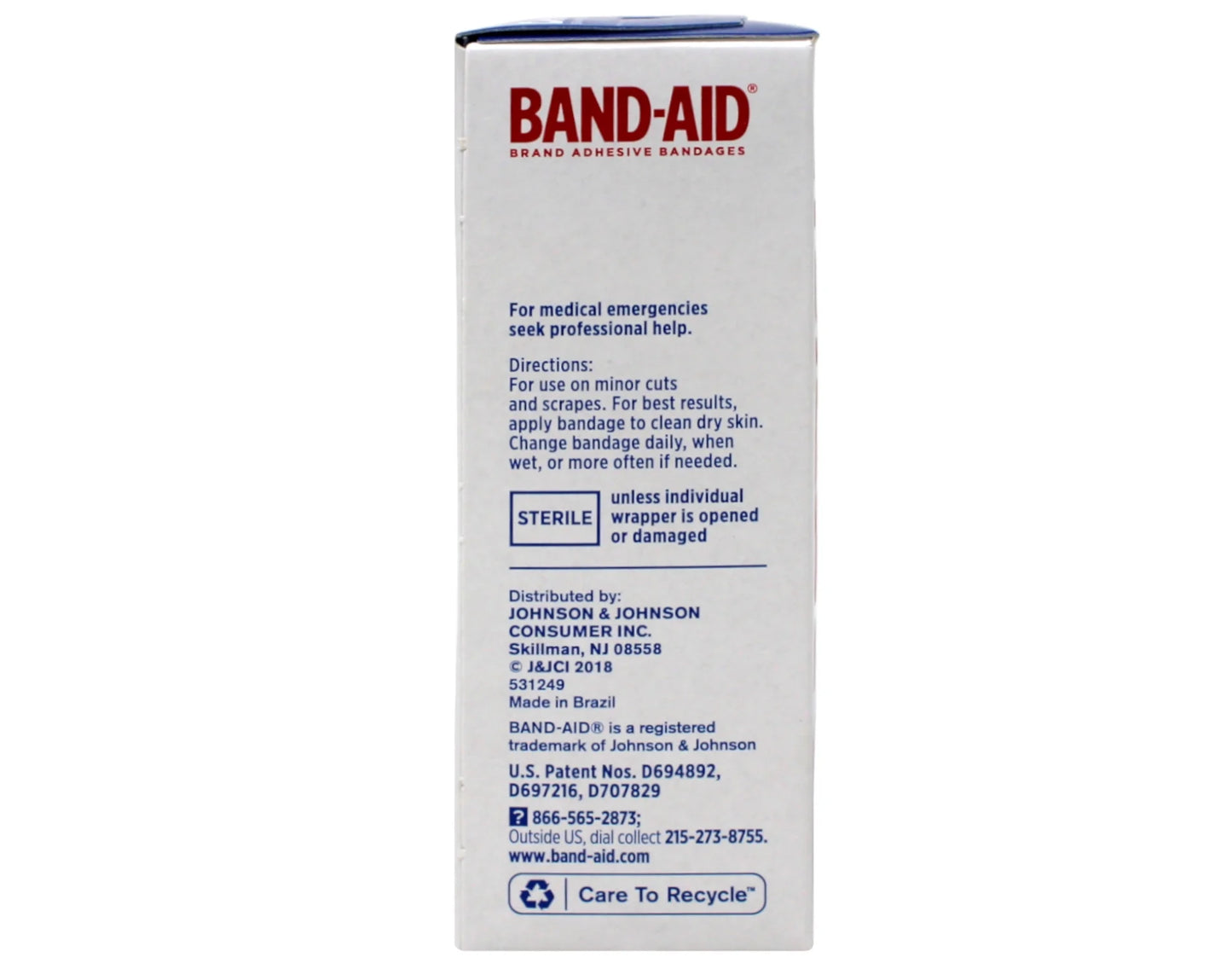 Brand Adhesive Bandages, Flexible Fabric, 30 Count, 1.9 Cm X 7.6 Cm Pack of 2