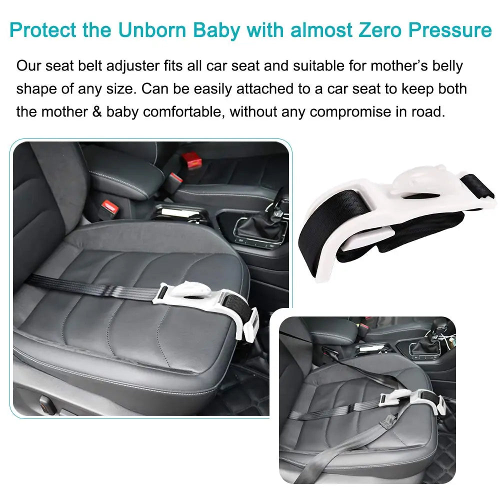 Pregnant Woman Driving Safe Belt Maternity Seat Belt for Protecting Unborn Baby Comfort and Safety for Maternity Moms Belly