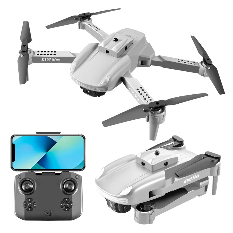 Newest K105 MAX Drones with 4K Hd Camera Mini Dron Obstacle Avoidance Professional Quadcopter Toy for Child Adult