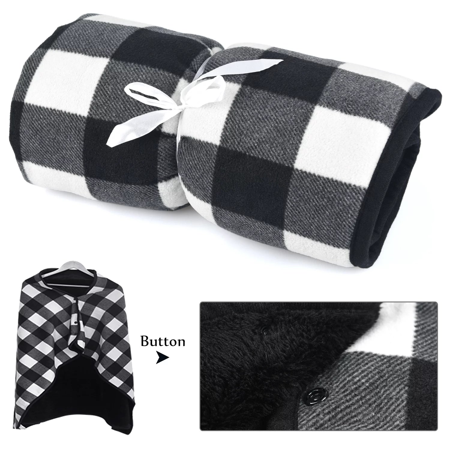 Travel Light Weighted Blanket, Twin/Full Size Fleece Blanket