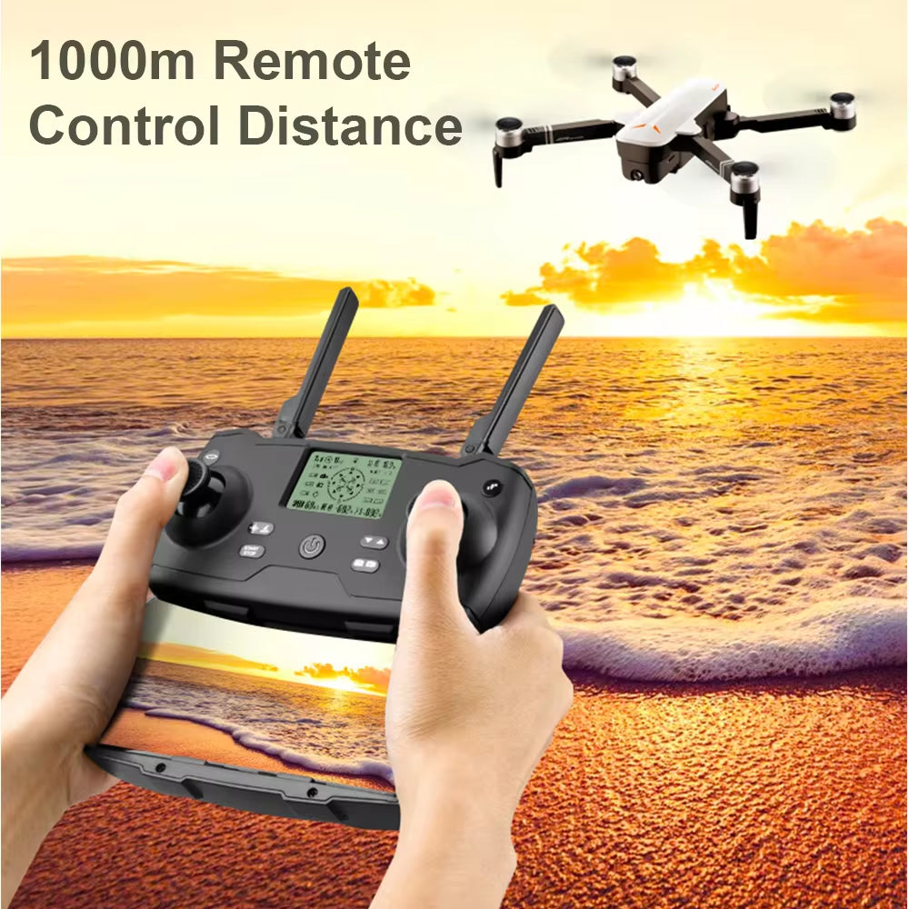 Profession Dron 4K Profesion Drones with Camera Self Stabilization 5G Wifi FPV Brushless Wif GPS Optical Flow RC Quadcopters