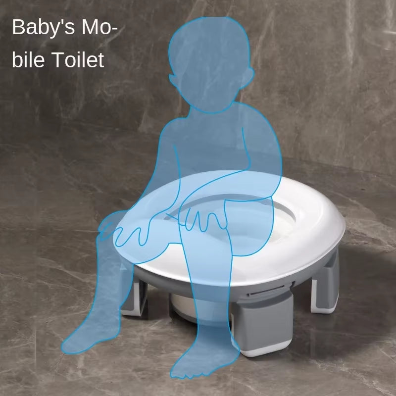 Baby Outdoor Portable Toilet 2024 New Style Baby Emergency Mobile Portable Fold Children Folding Toilet Potty Training Seat