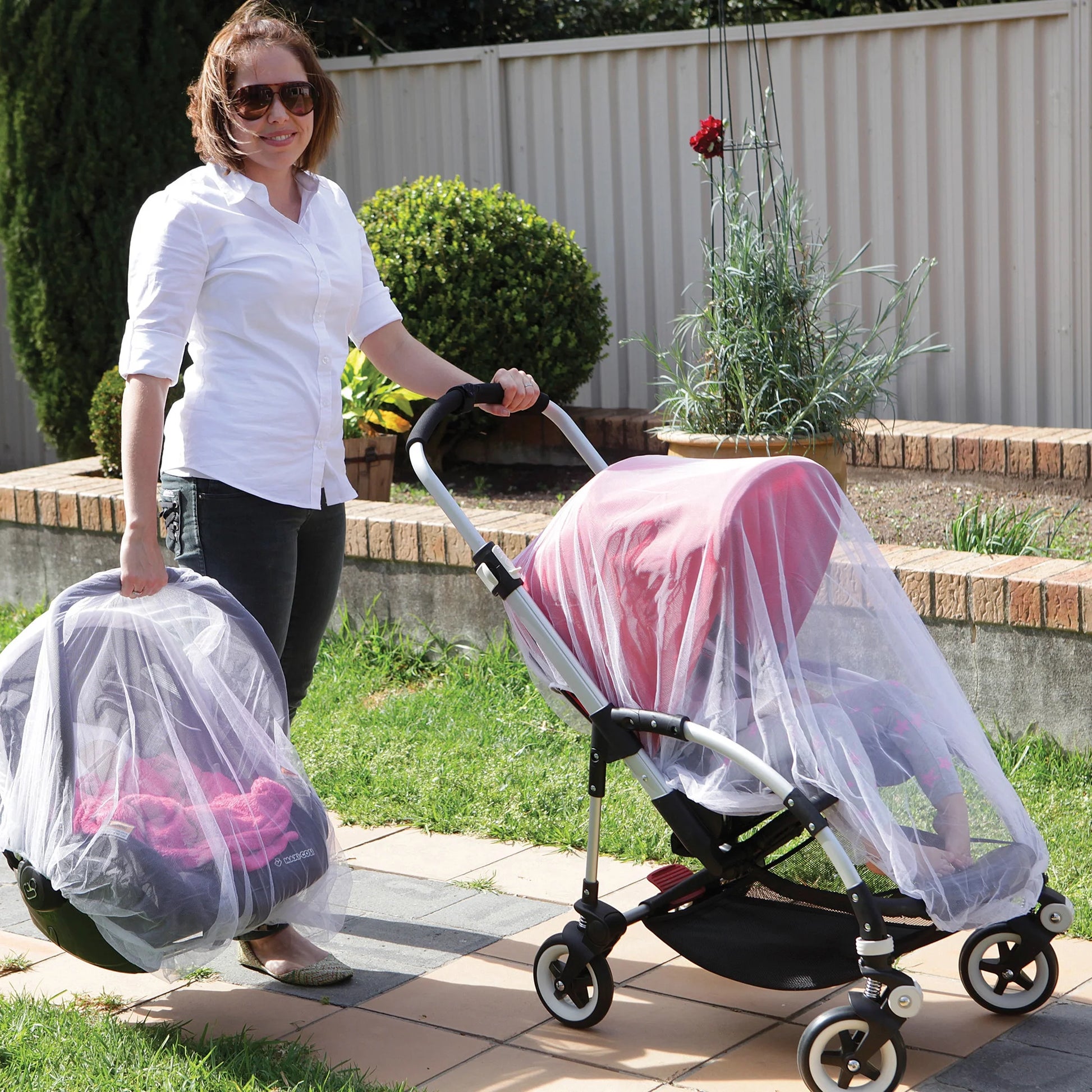 Dreambaby Travel System Insect Netting- White