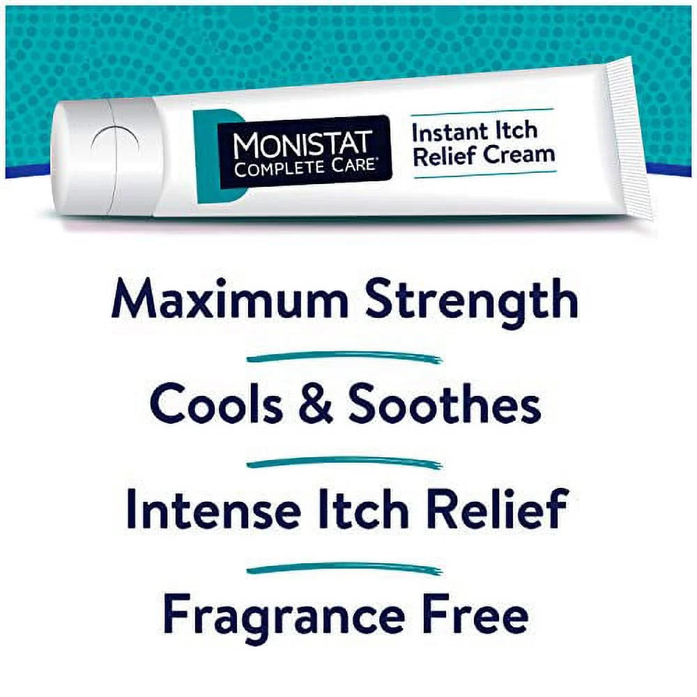 Care Maximum Strength Instant Itch Relief Cream, 1 Oz, 2 Pack